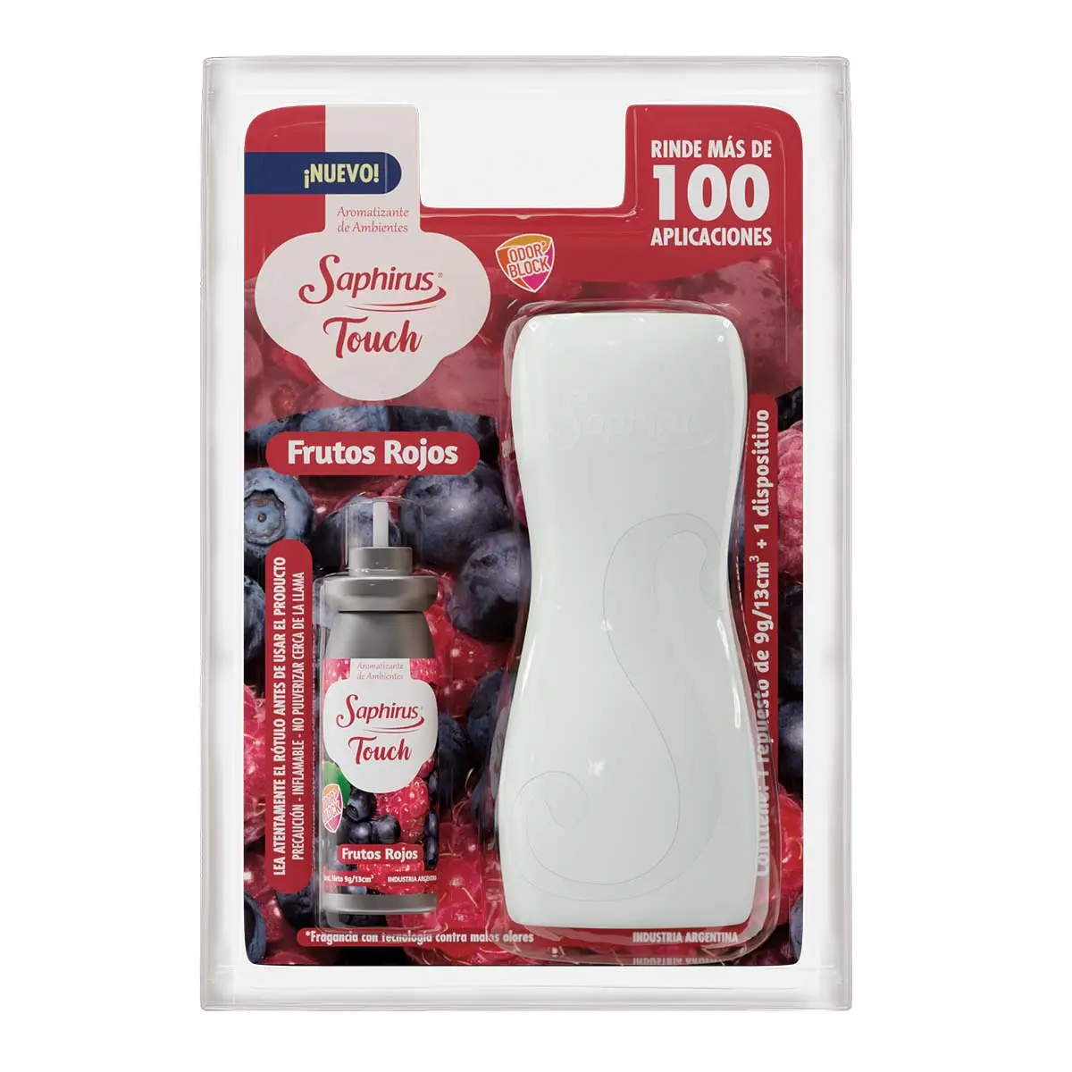 Saphirus Touch Frutos Rojos + Dispositivo Blanco