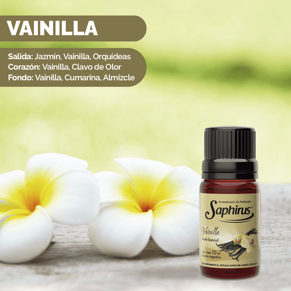 Aceite Esencial Vainilla – Distribuidor Saphirus Córdoba – Punto Aroma