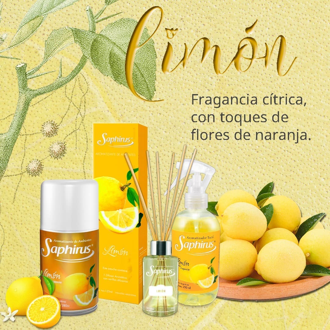 Productos Saphirus fragancia Limón
