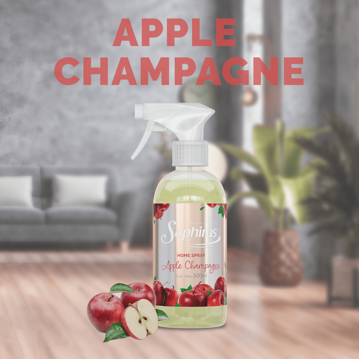 Saphirus Home Spray Apple Champagne