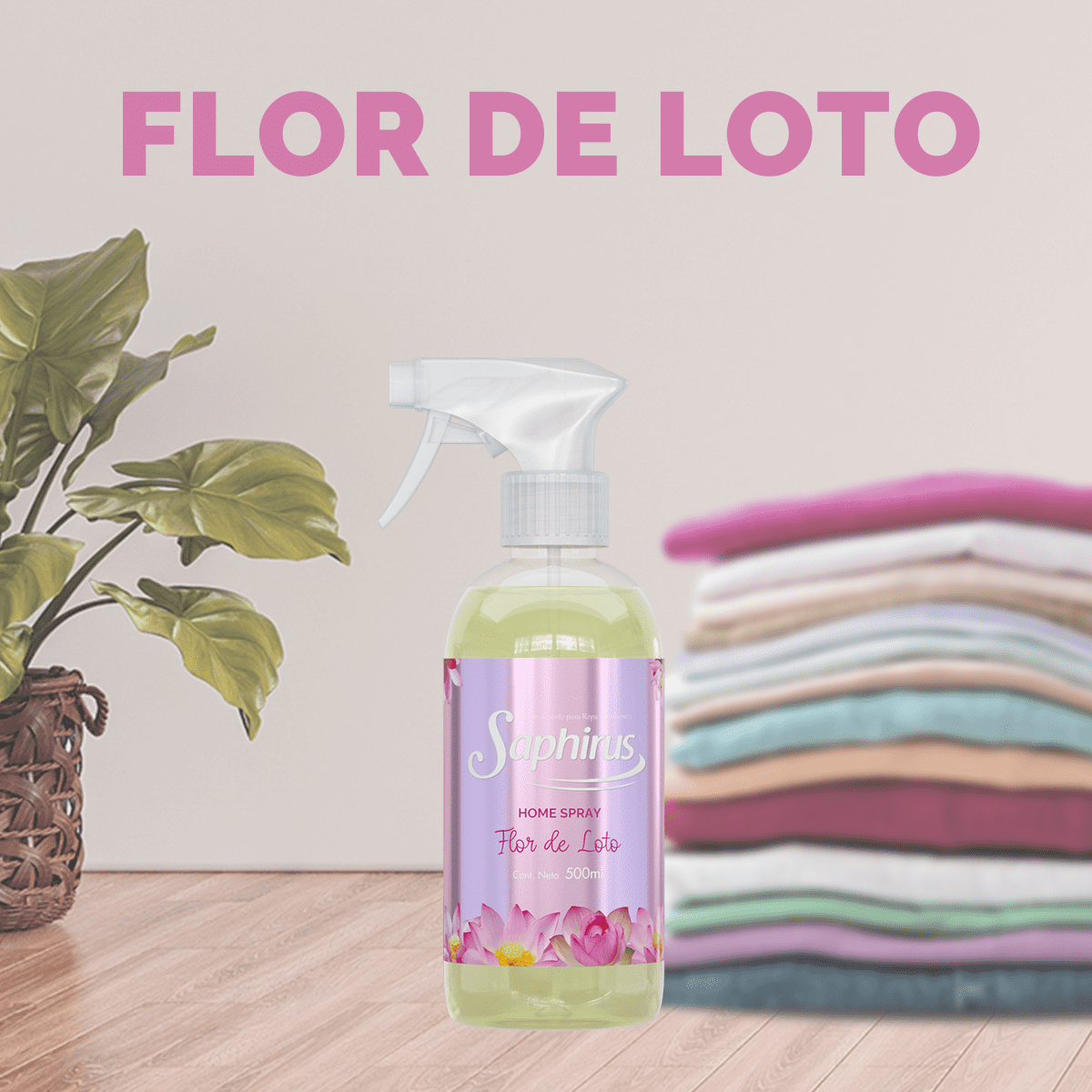 Saphirus Home Spray Flor de Loto