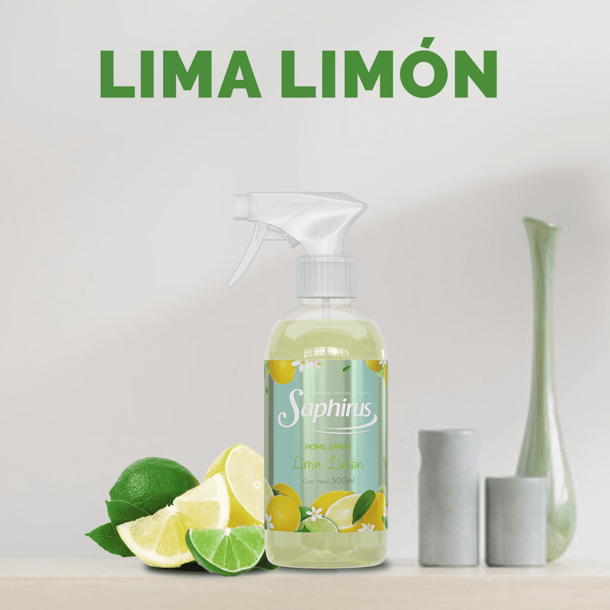 Saphirus Home Spray Lima Limón