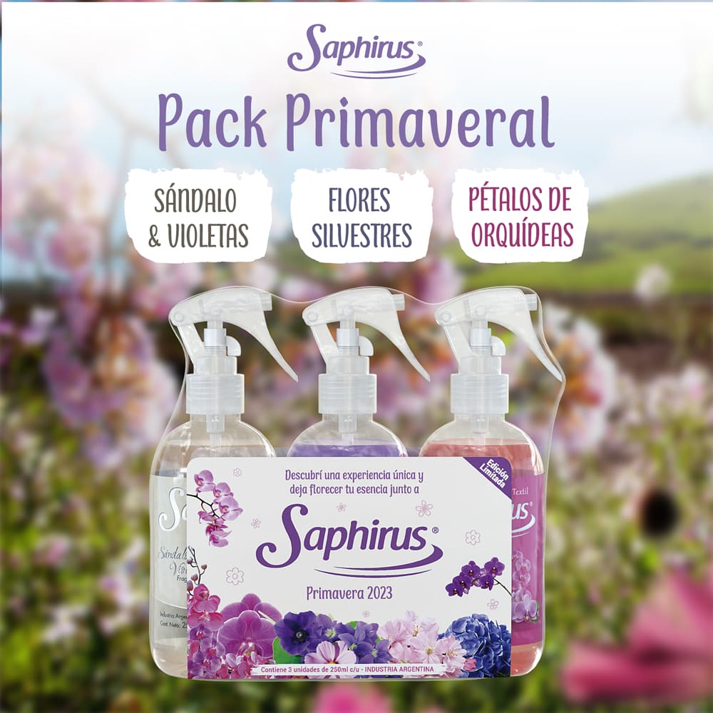 Saphirus Textil Pack Primaveral Ambientada