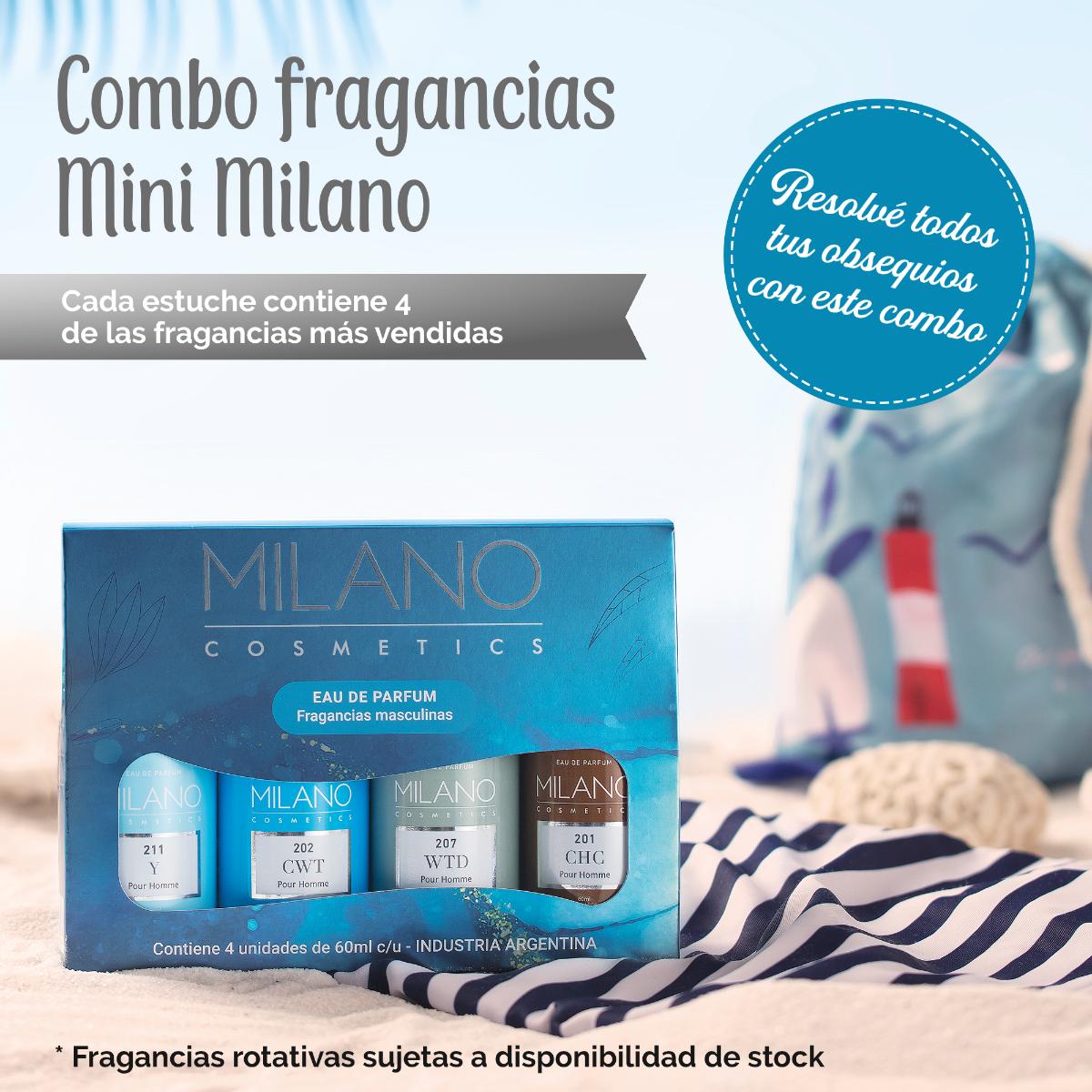 Combo Fragancias Mini Milano Masculino